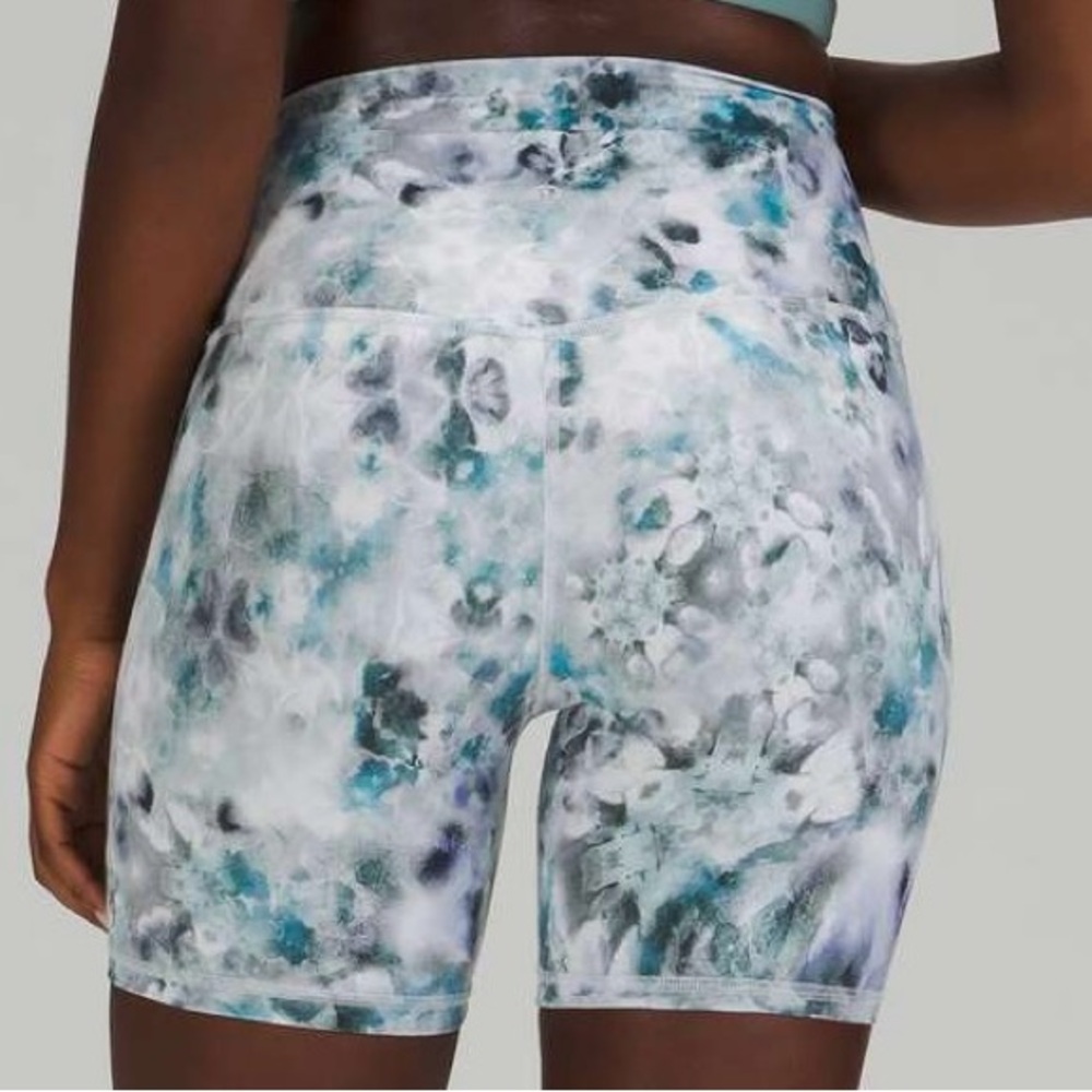 LULULEMON KALEIDOFLORAL MULTI ALIGN SHORT 6â NWOT - Picture 3 of 9
